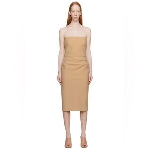 Max Mara Bernard Midi Dress in CAMEL